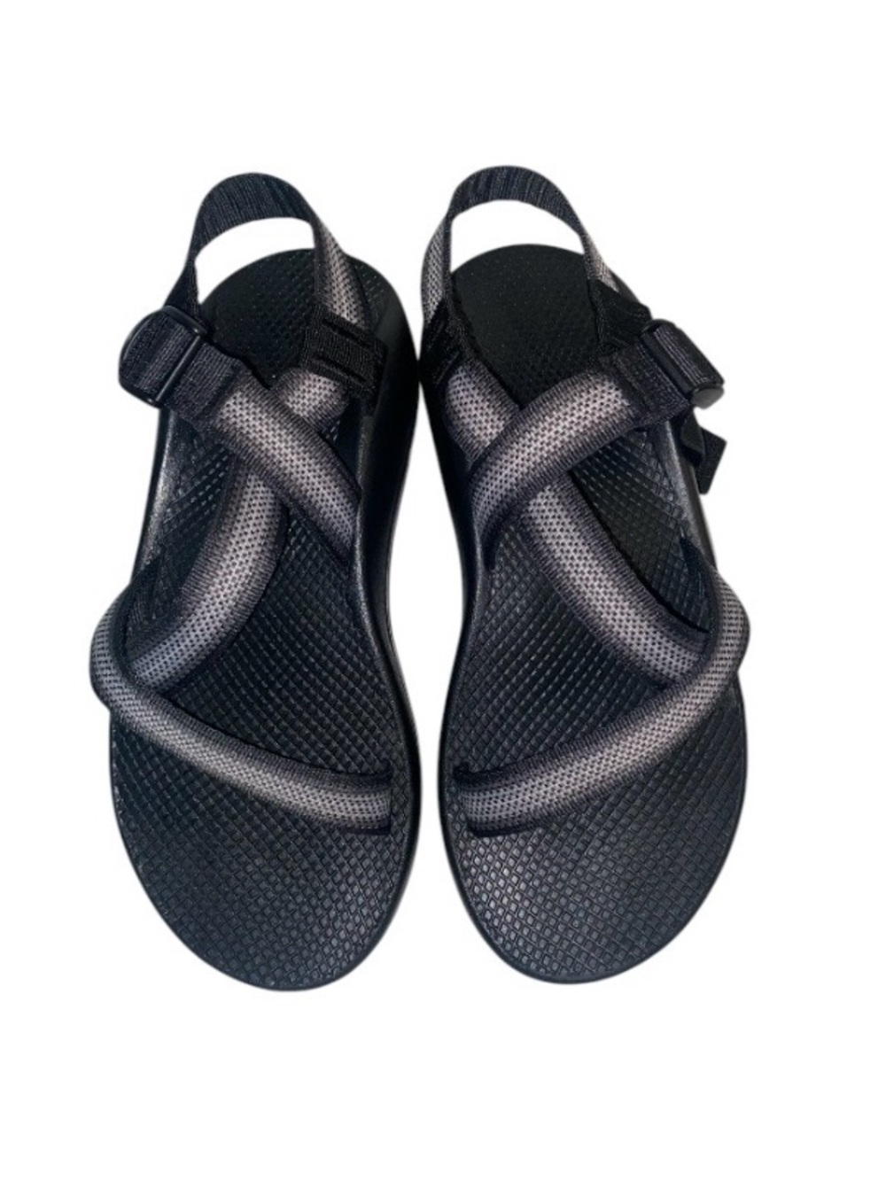 Chaco Z/1 Classic Men’s Sandals Size 10 Black Grey White. Pre-owned